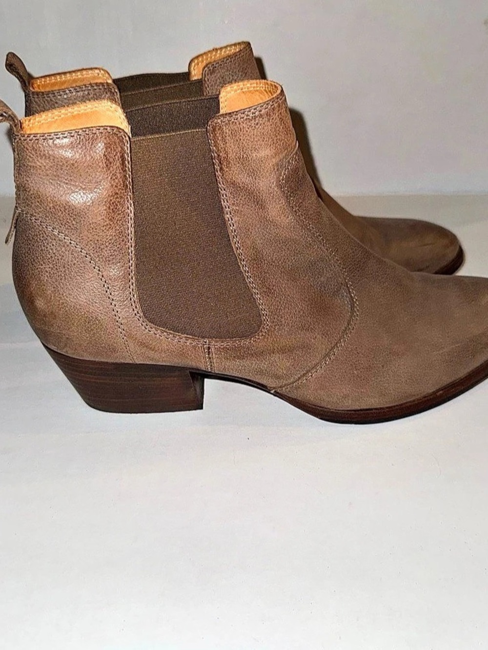 Aquatalia Brown Leather Ankle Boots US 9.5